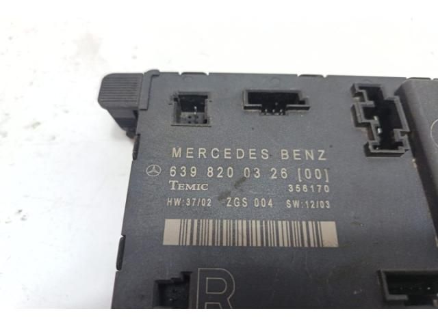 bontott MERCEDES-BENZ VITO Jobb első Ajtó Vezérlőegység