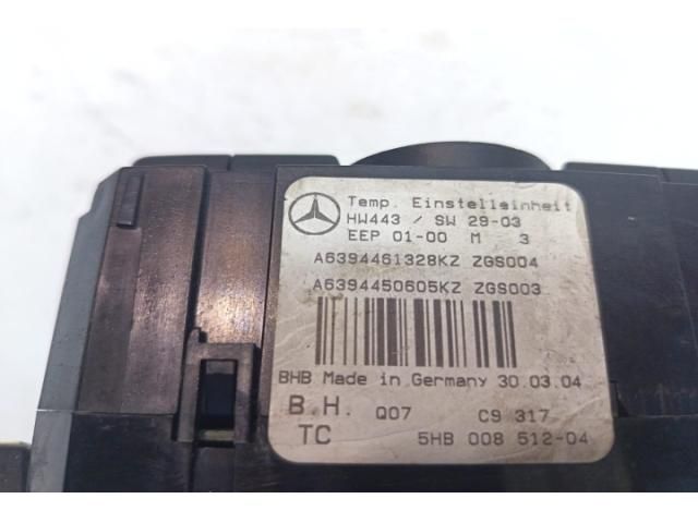 bontott MERCEDES-BENZ VITO Klíma Kapcsoló