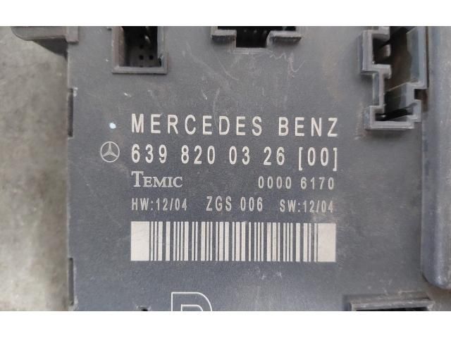 bontott MERCEDES-BENZ VITO Komfort Elektronika