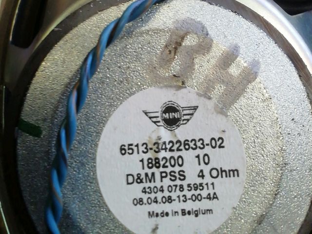 bontott MINI CLUBMAN Bal hátsó Hangszóró