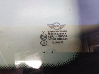 bontott MINI CLUBMAN Jobb C Oszlop Oldalablak Üveg