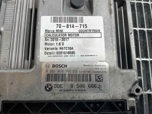 bontott MINI COUNTRYMAN Motorvezérlő