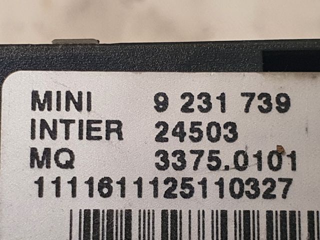 bontott MINI COUNTRYMAN Gyújtáskapcsoló Házzal