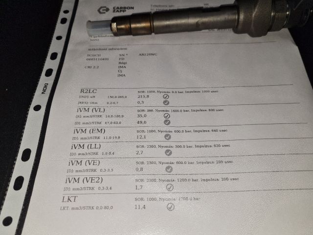 bontott MINI COUNTRYMAN Porlasztó (1 db)