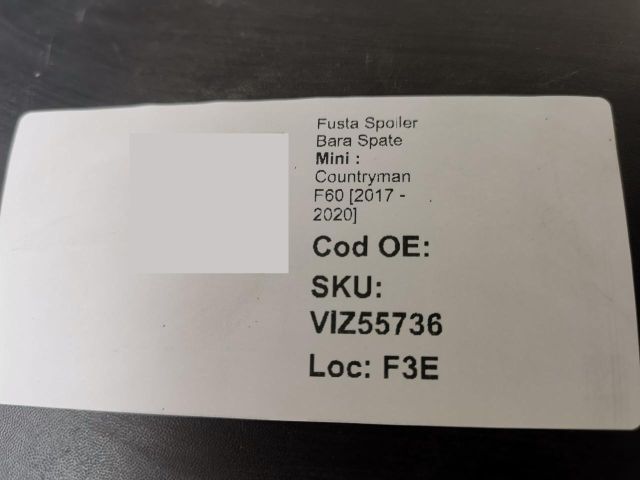 bontott MINI COUNTRYMAN Hátsó Lökhárító Alsó (Műanyag)
