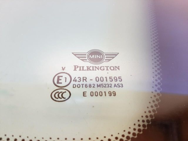 bontott MINI COUNTRYMAN Jobb C Oszlop Oldalablak Üveg