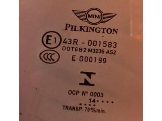 bontott MINI COUNTRYMAN Jobb első Ablak