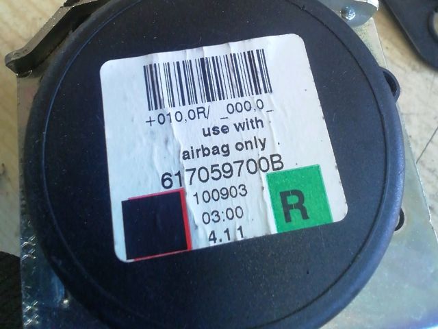 bontott MINI COUNTRYMAN Jobb első Biztonsági Öv