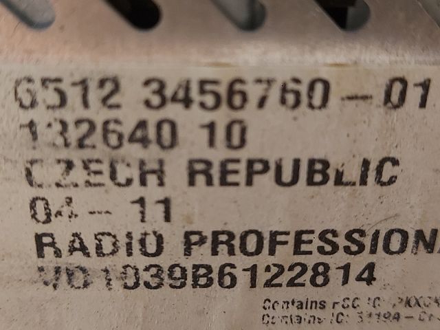 bontott MINI COUNTRYMAN Rádió / CD