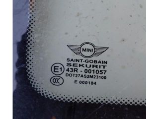 bontott MINI HATCHBACK Bal C Oszlop Oldalablak Üveg
