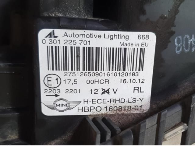 bontott MINI HATCHBACK Bal Fényszóró