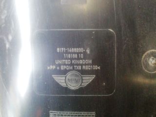 bontott MINI HATCHBACK Bal hátsó Hátsó Dobbetét (Kerékjárati, Műanyag)