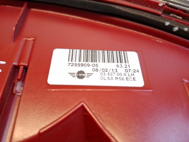 bontott MINI HATCHBACK Bal Hátsó Lámpa