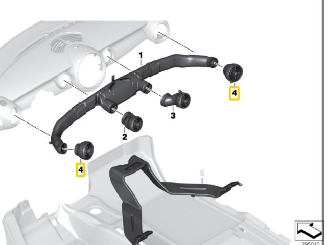 bontott MINI HATCHBACK Bal Szellőző