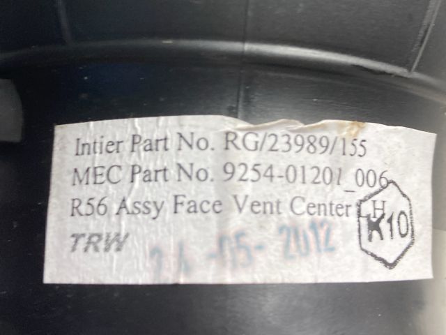 bontott MINI HATCHBACK Bal Szellőző