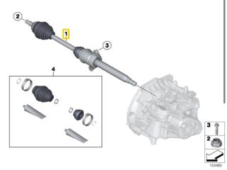 bontott MINI HATCHBACK Jobb Féltengely