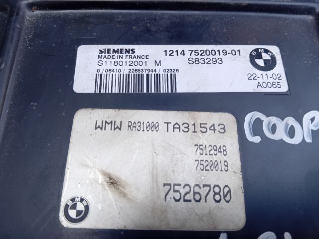 bontott MINI HATCHBACK Motorvezérlő