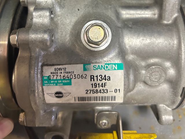bontott MINI HATCHBACK Klímakompresszor
