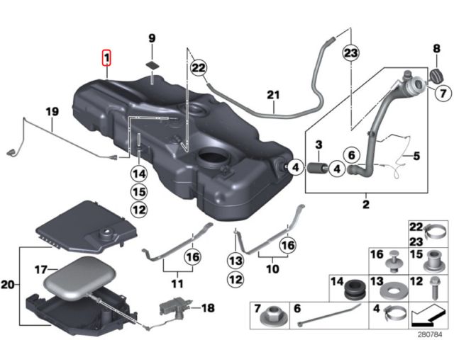 bontott MINI HATCHBACK Tank