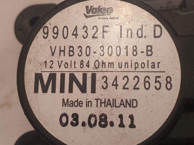 bontott MINI HATCHBACK Fűtés Állító Motor