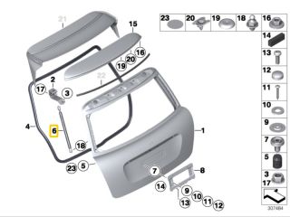 bontott MINI HATCHBACK Gázrugós Kitámasztó Teleszkóp Pár Csomagtérajtó