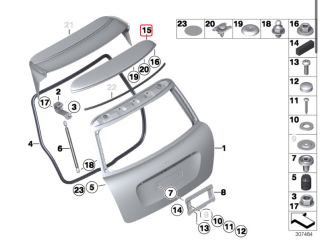 bontott MINI HATCHBACK Hátsó Szárny Légterelő