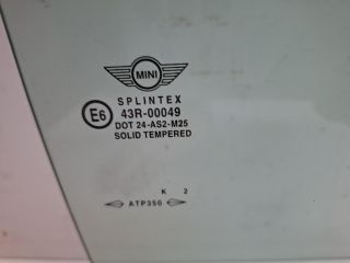 bontott MINI HATCHBACK Jobb első Ablak