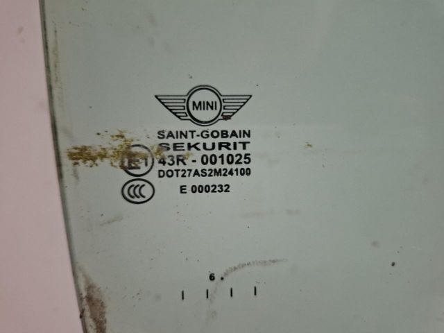 bontott MINI HATCHBACK Jobb első Ablak