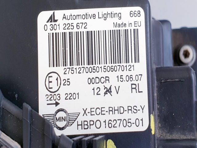 bontott MINI HATCHBACK Jobb Fényszóró