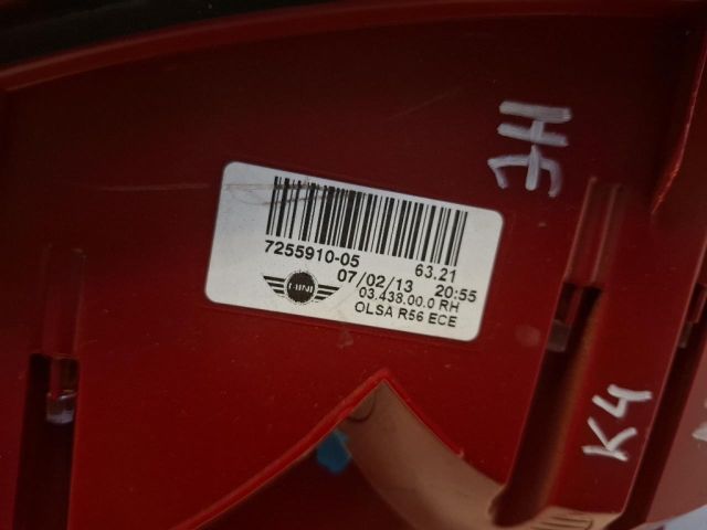 bontott MINI HATCHBACK Jobb Hátsó Lámpa