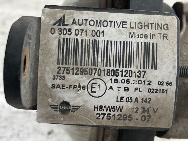 bontott MINI HATCHBACK Jobb Ködfényszóró