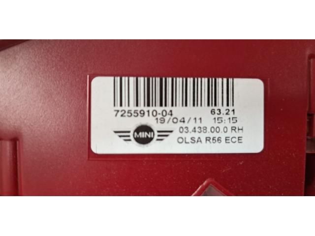 bontott MINI HATCHBACK Jobb Külső Hátsó Lámpa