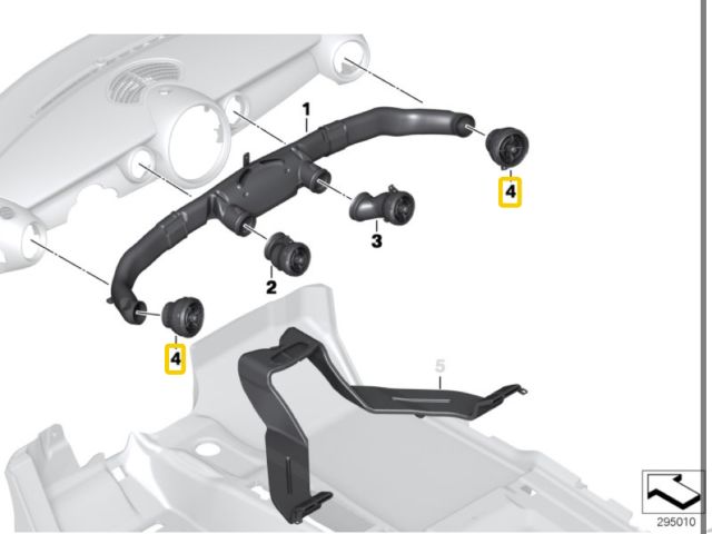 bontott MINI HATCHBACK Jobb Szellőző