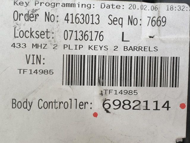 bontott MINI HATCHBACK Komfort Elektronika