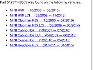 bontott MINI HATCHBACK Motorháztető Nyitó Bowden