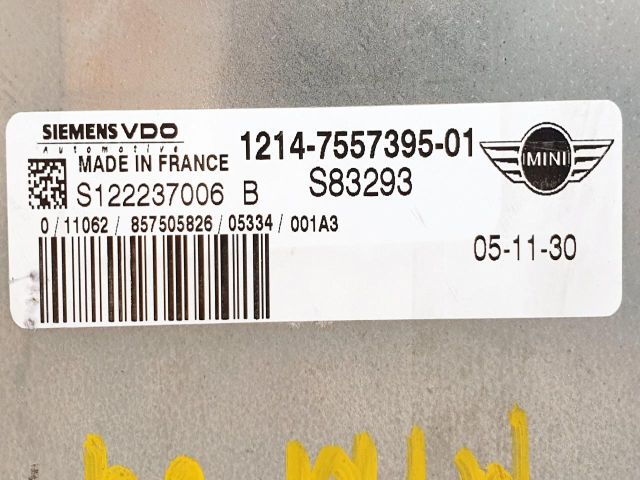 bontott MINI HATCHBACK Motorvezérlő