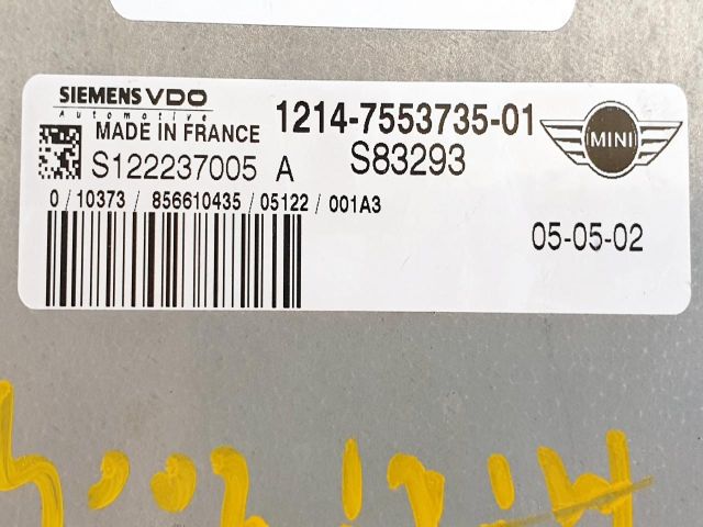 bontott MINI HATCHBACK Motorvezérlő