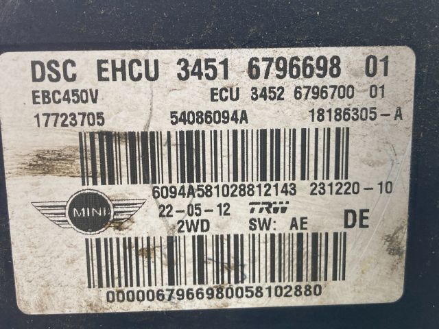 bontott MINI HATCHBACK ABS Kocka