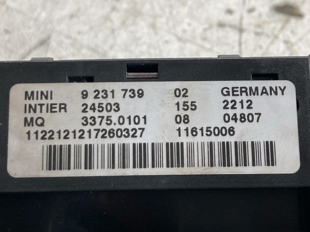 bontott MINI HATCHBACK Gyújtáskapcsoló