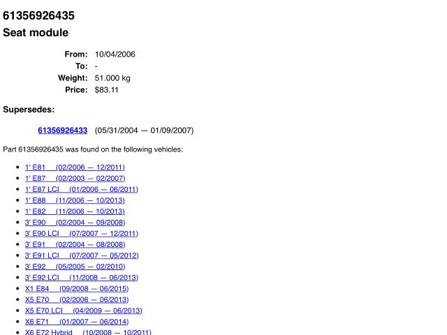 bontott MINI HATCHBACK Ülésfűtés Vezérlő