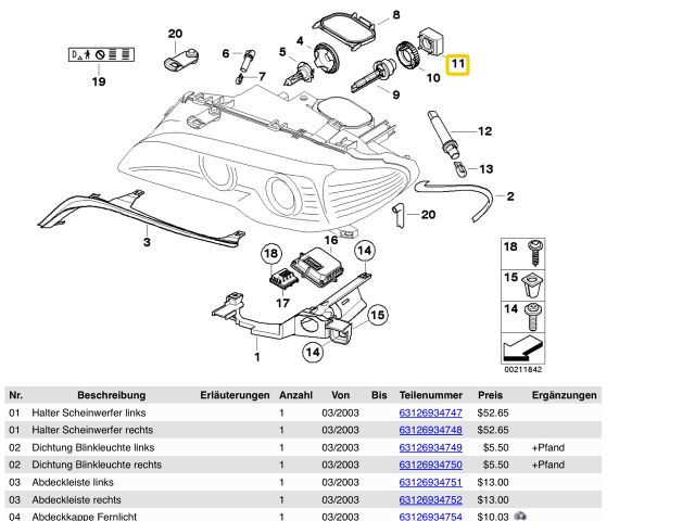 bontott MINI HATCHBACK Xenon Trafó