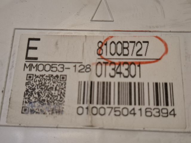 bontott MITSUBISHI ASX Kilométeróra