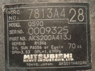 bontott MITSUBISHI ASX Klímakompresszor