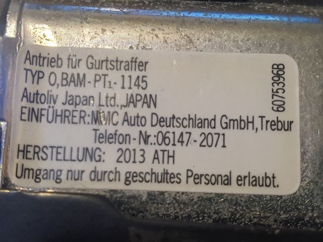 bontott MITSUBISHI ASX Jobb első Biztonsági Öv