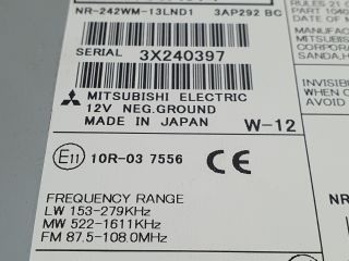 bontott MITSUBISHI ASX Navigációs Fejegység