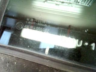 bontott MITSUBISHI CARISMA Jobb hátsó Fixüveg (Ajtóban)