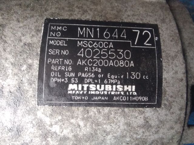 bontott MITSUBISHI COLT Klímakompresszor