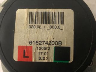 bontott MITSUBISHI COLT Bal hátsó Biztonsági Öv