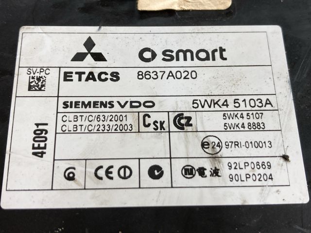 bontott MITSUBISHI COLT Biztosítéktábla Doboz