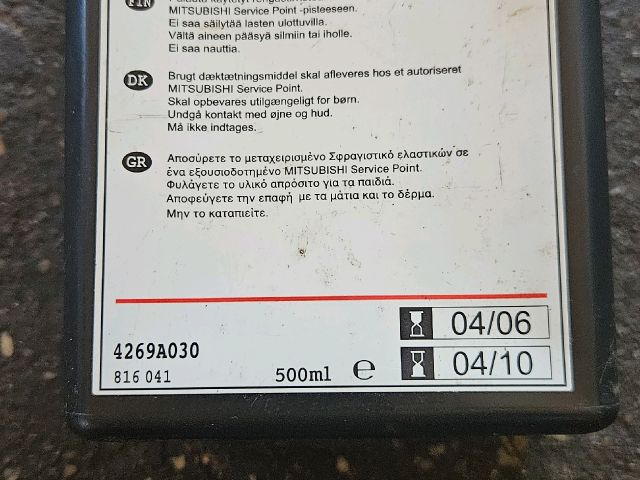 bontott MITSUBISHI COLT Defekt Javító Készlet